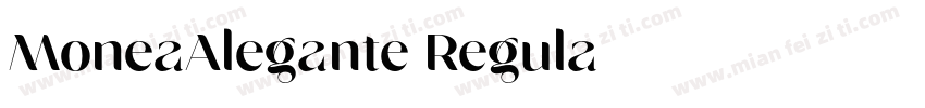 MoneaAlegante Regula字体转换